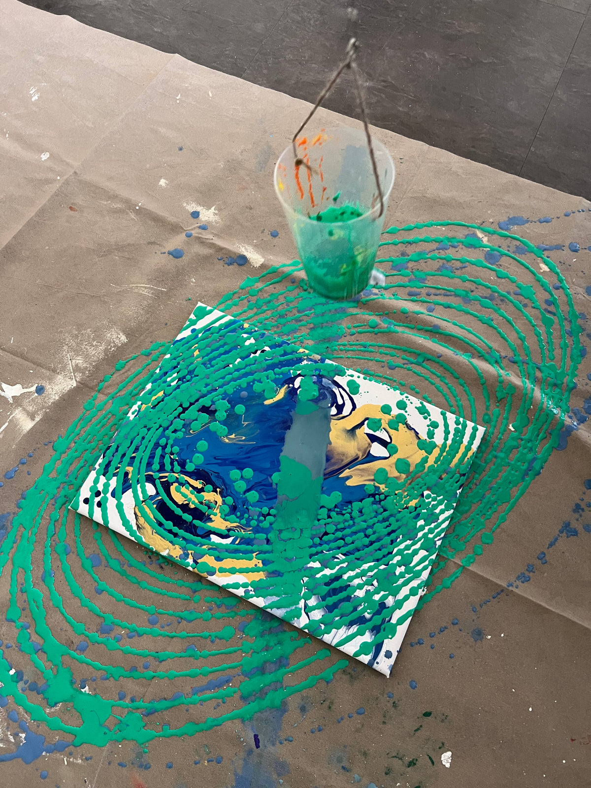 Pendulum Painting Experience - November